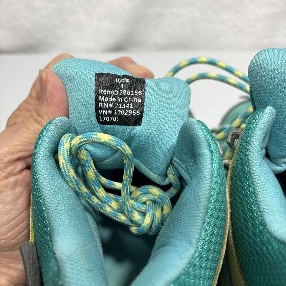 L.L. Bean Kids Trail Model Hikers TEK 2.5 Waterproof Boots Blue Size 4